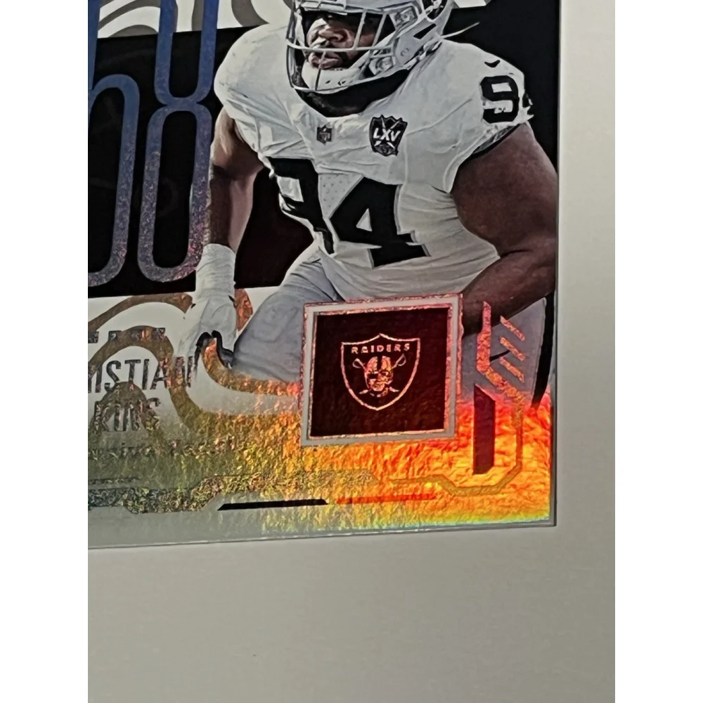 Christian Wilkins Raiders Football Card #58 Top 100